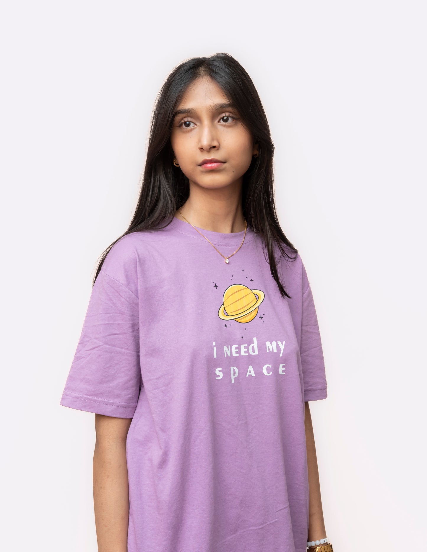 LAVENDER SATURN T-SHIRT