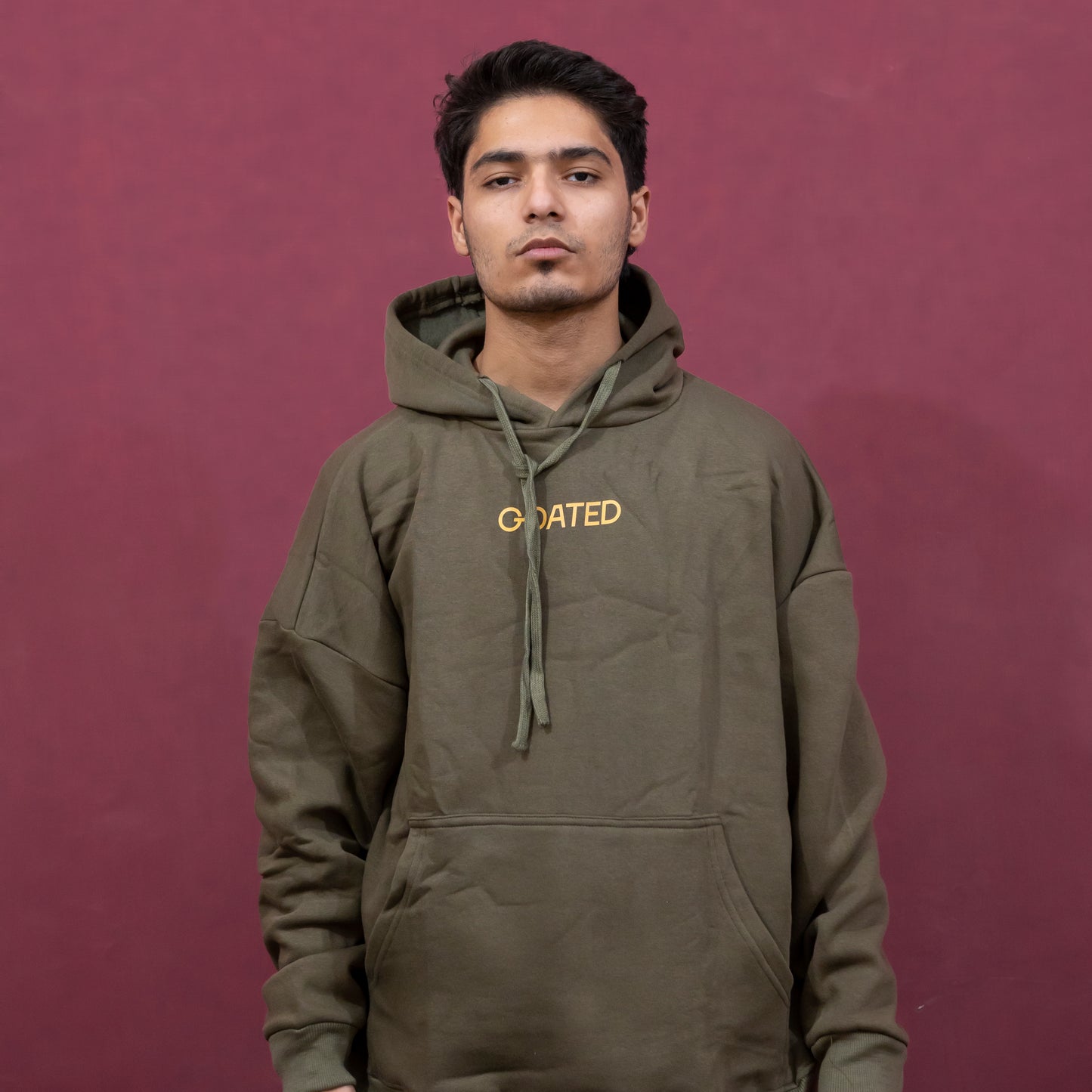 GOATED OLIVE GREEN HOODIE