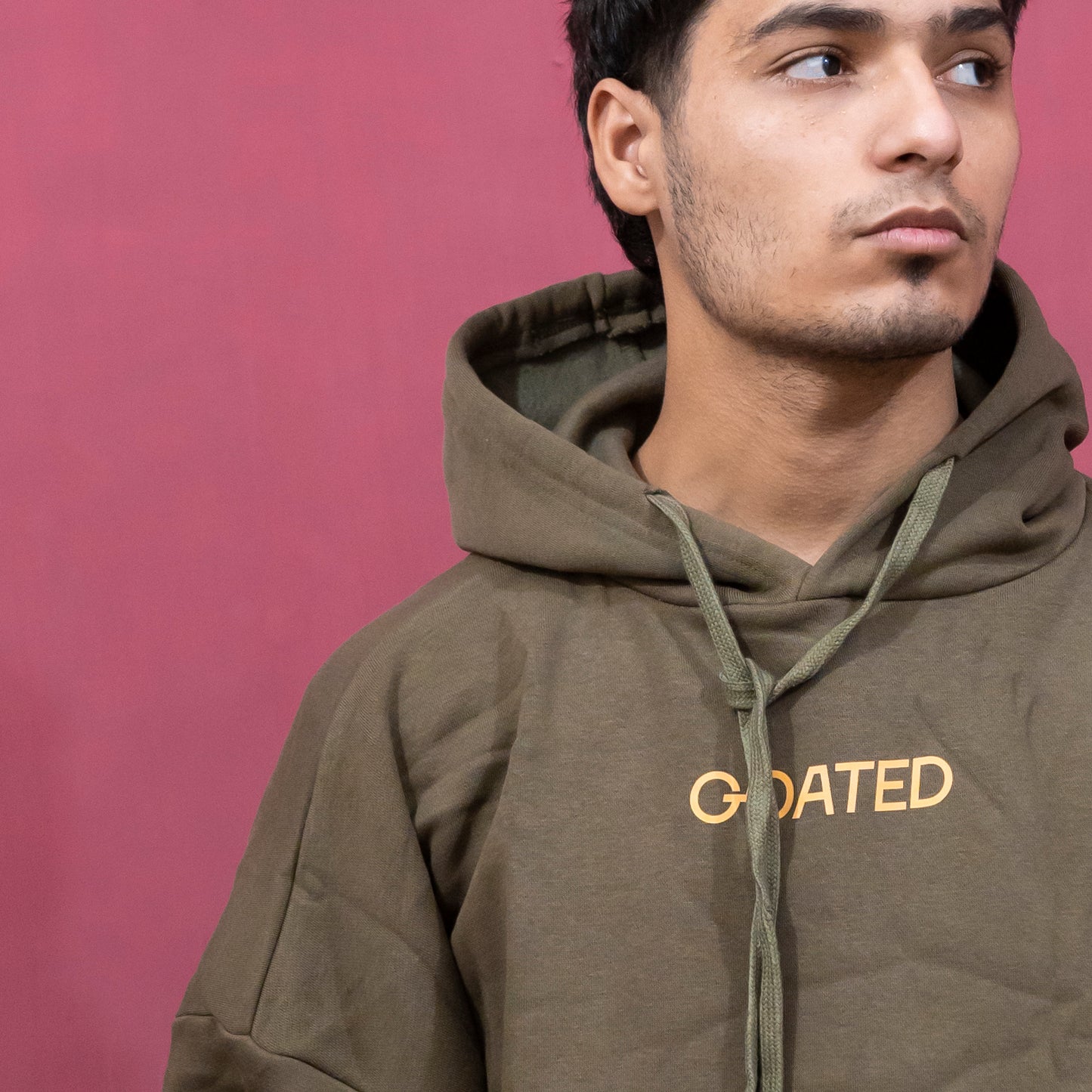 GOATED OLIVE GREEN HOODIE