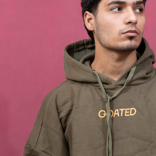 GOATED OLIVE GREEN HOODIE