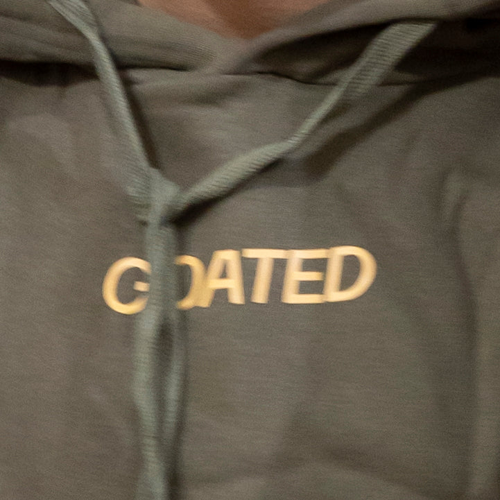 GOATED OLIVE GREEN HOODIE