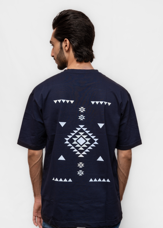 NAVY BLUE HERITAGE T-SHIRT