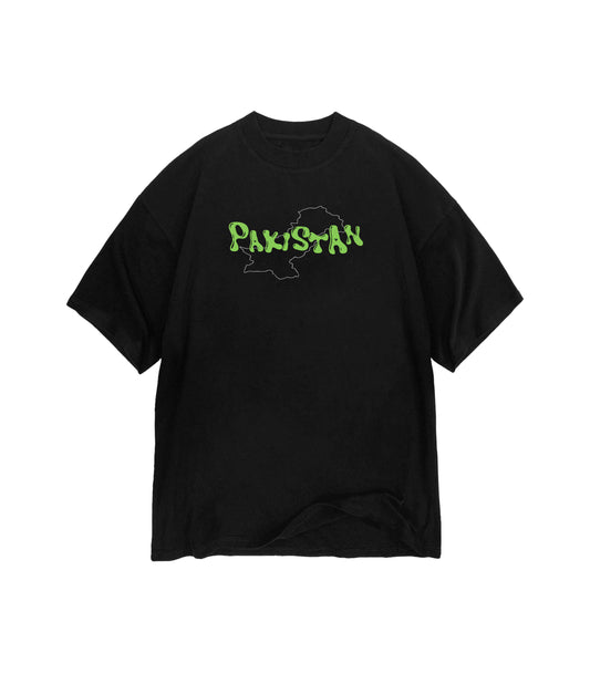 PAKISTAN BLACK OVERSIZED TSHIRT