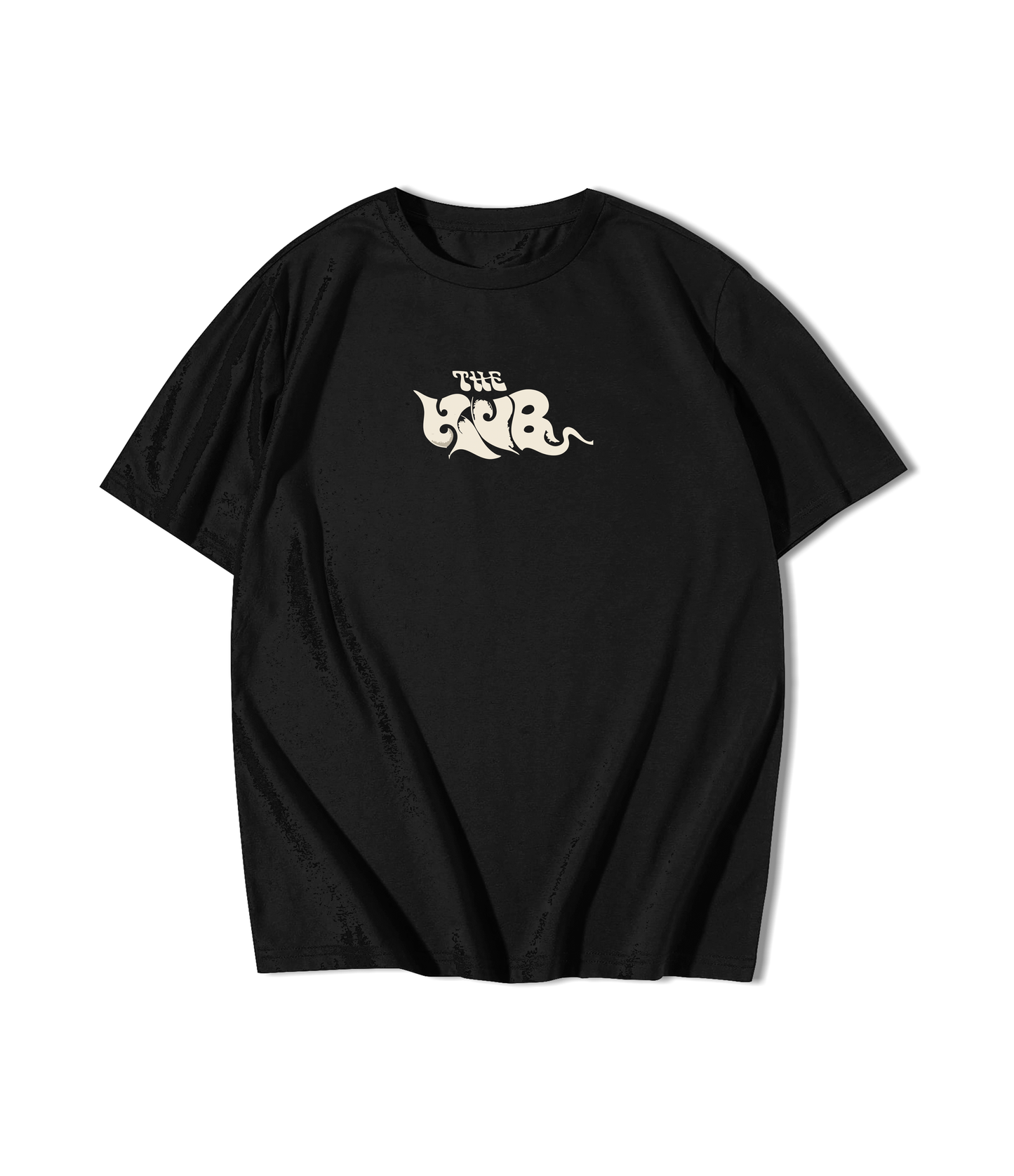 BLACK 'THE HUB'  T SHIRT